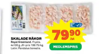 Stora Coop Royal greenland räkor erbjuda
