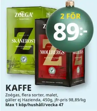 Tempo Skånerost kaffe malet erbjuda