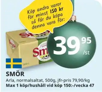 Tempo Svenskt smör erbjuda