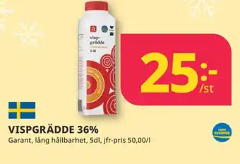 Tempo Garant vispgrädde erbjuda