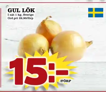 Din Mat Gul lök erbjuda
