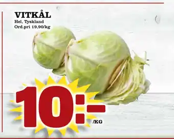 Din Mat Vitkål erbjuda