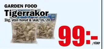 Matdax Tigerräkor erbjuda