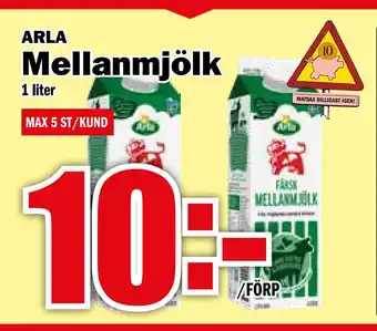 Matdax Mellanmjölk erbjuda
