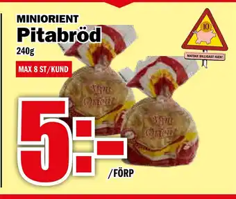 Matdax Pitabröd erbjuda
