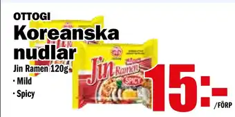 Matdax Koreanska nudlar erbjuda