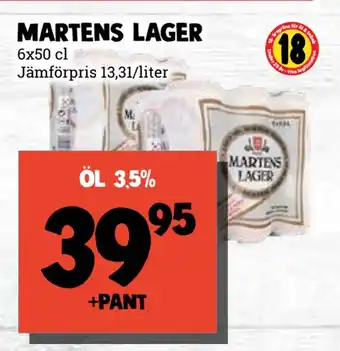 MatArket Öl 3,5% erbjuda