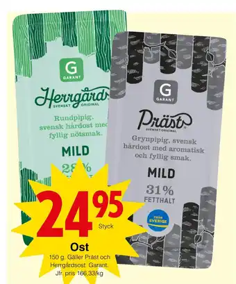 Matöppet Ost erbjuda