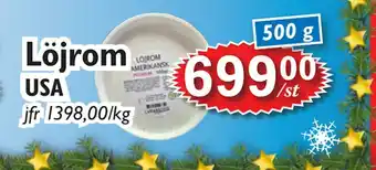 T-jarlen Löjrom erbjuda