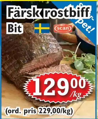 T-jarlen Färsk rostbiff erbjuda