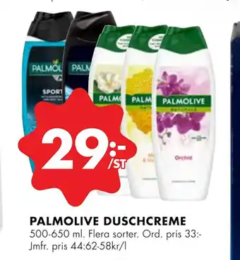 ÖoB Palmolive duschcreme erbjuda