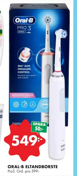 ÖoB Oral-b eltandborste erbjuda