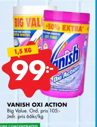 ÖoB Vanish oxi action erbjuda