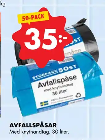 ÖoB Avfallspåsar erbjuda