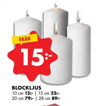 ÖoB Blockljus erbjuda