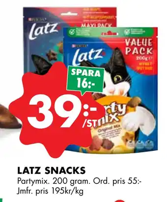ÖoB Latz snacks erbjuda