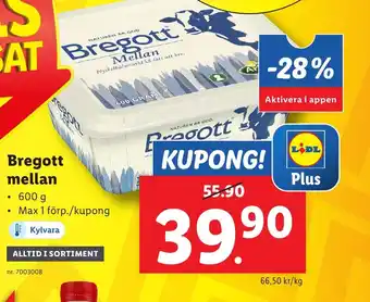 Lidl Bregott mellan erbjuda