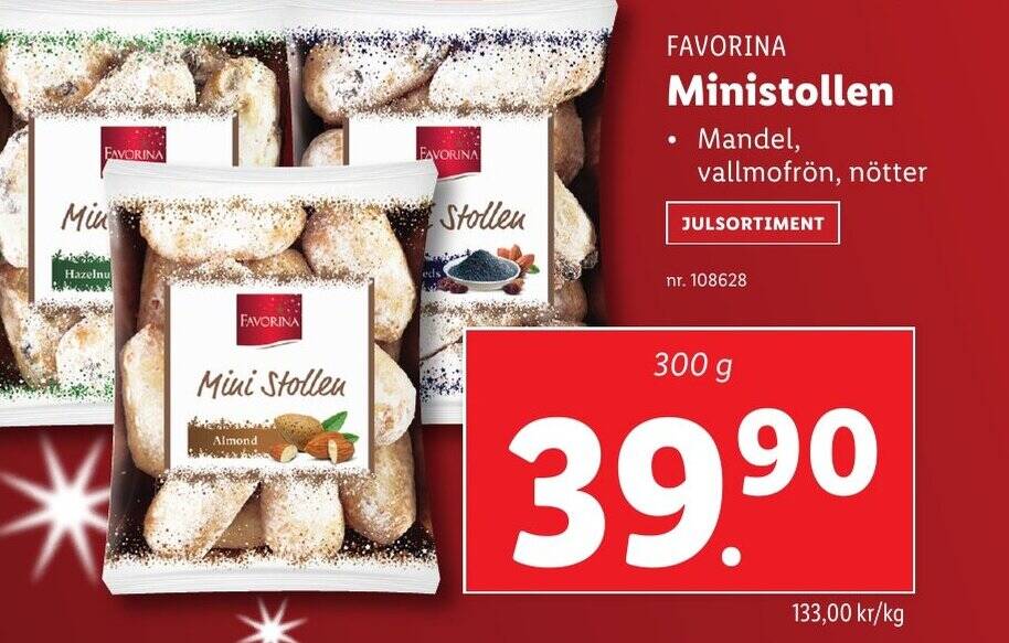 Lidl FAVORINA Ministollen erbjuda