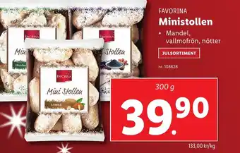 Lidl FAVORINA Ministollen erbjuda