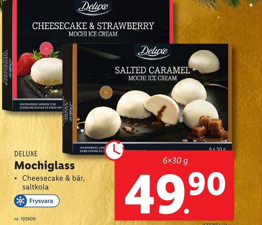 Lidl DELUXE Mochiglass erbjuda