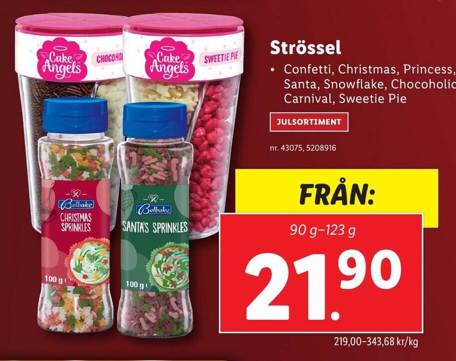 Lidl Strössel erbjuda