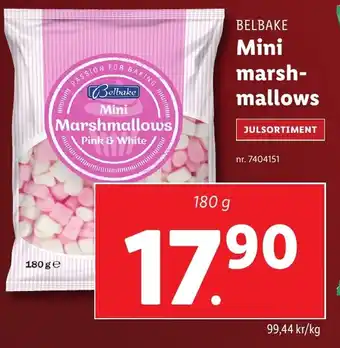 Lidl BELBAKE Mini marshmallows erbjuda