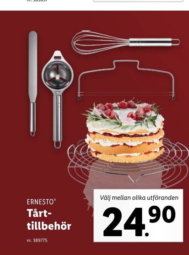 Lidl ERNESTO Tårt-tillbehör erbjuda