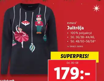 Lidl esmaraⓇ Jultröja erbjuda