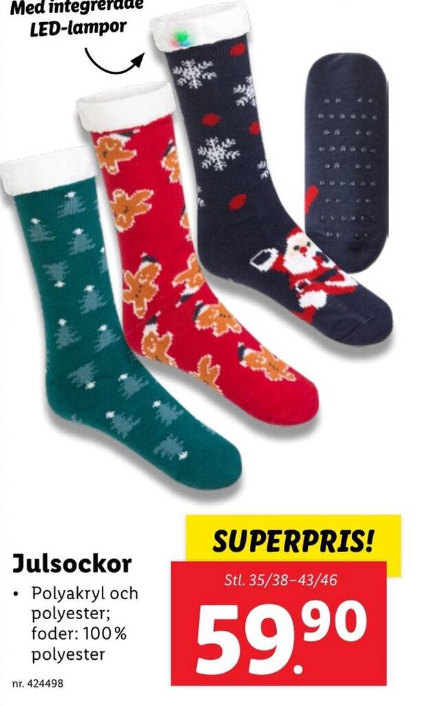 Lidl Julsockor erbjuda