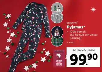 Lidl pepperts!Ⓡ Pyjamas erbjuda