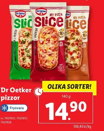 Lidl Dr Oetker pizzor erbjuda