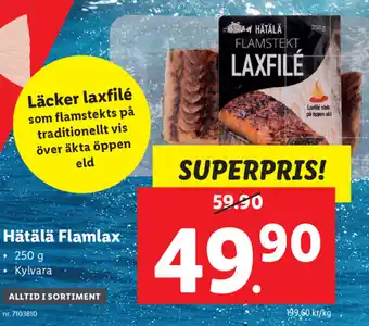 Lidl Hätälä Flamlax 250 g erbjuda
