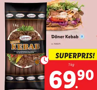Lidl Döner Kebab 1 kg erbjuda