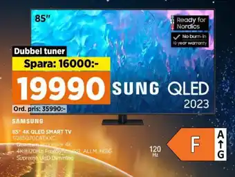 Power SAMSUNG 85" 4K QLED SMART TV TQ85Q70CATXXC erbjuda