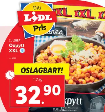 Lidl Culinea Oxpytt XXL 1.2 kg erbjuda
