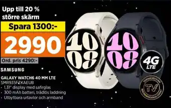 SAMSUNG GALAXY WATCH6 40 MM LTE