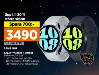 SAMSUNG GALAXY WATCH6 44 MM BT