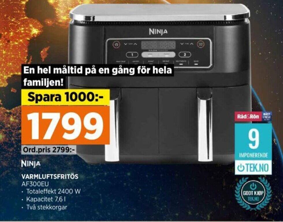 Power VARMLUFTSFRITÖS AF300EU erbjuda
