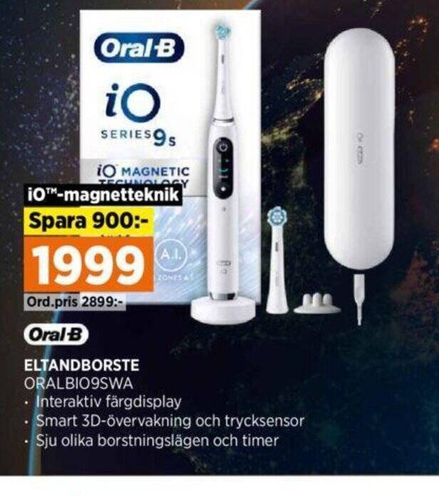 Power Oral B ELTANDBORSTE ORALBI09SWA erbjuda