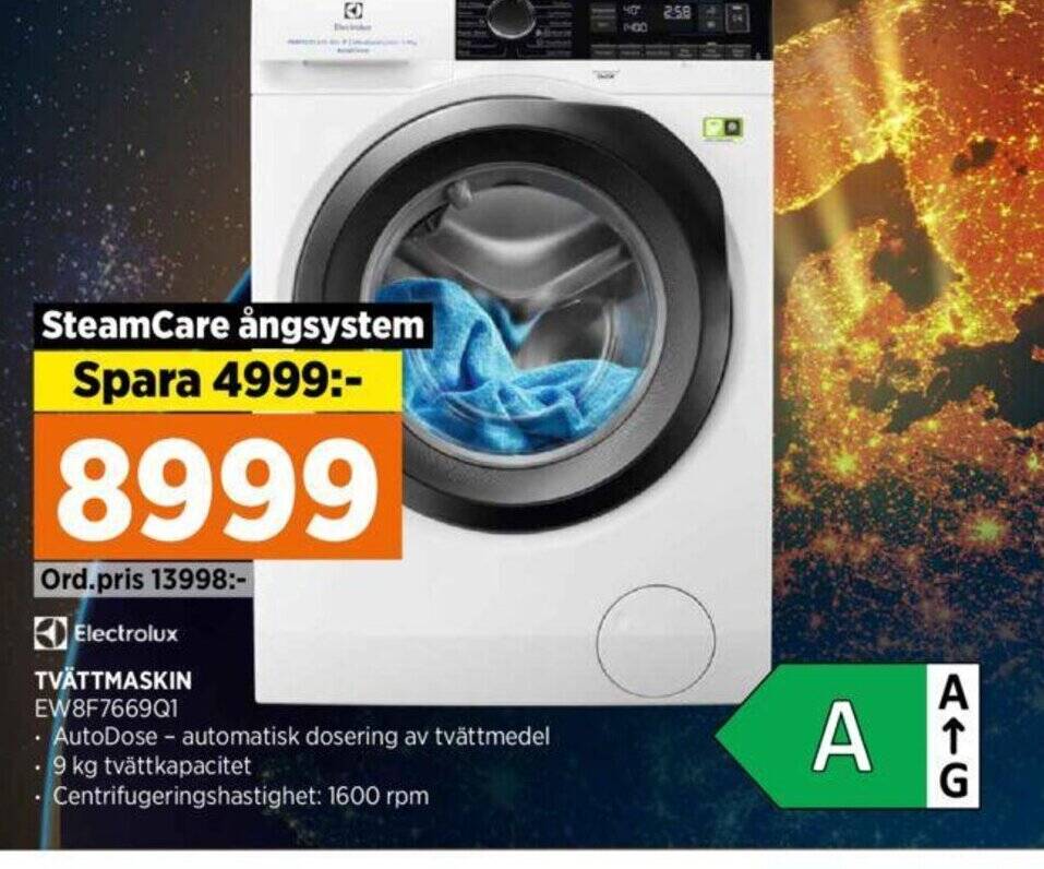 Power TVÄTTMASKIN EW8F7669Q1 erbjuda