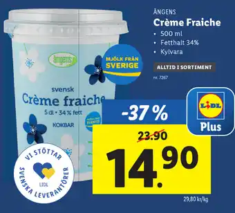 Ängens Crème Fraiche 500 ml