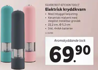 Lidl Silvercrest Kitchen Tools Elektrisk Kryddkvarn erbjuda