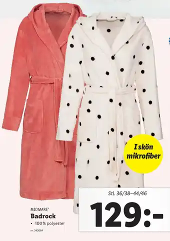 Lidl Miomare Badrock erbjuda