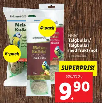 Lidl Pepito Talgbollar/Talgbollar Med Frukt/nöt 500/350 g erbjuda