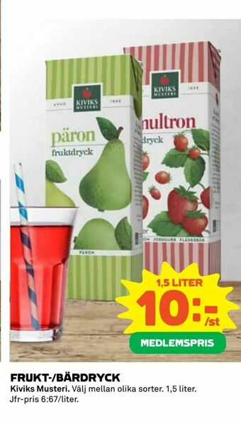 Coop Frukt-/bärdryck erbjuda