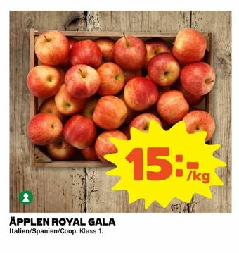 Coop Extra Äpplen royal gala erbjuda