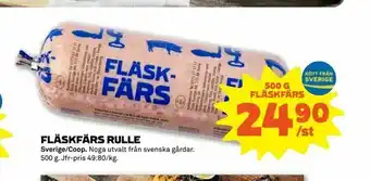 Coop Forum Fläskfärs rulle erbjuda