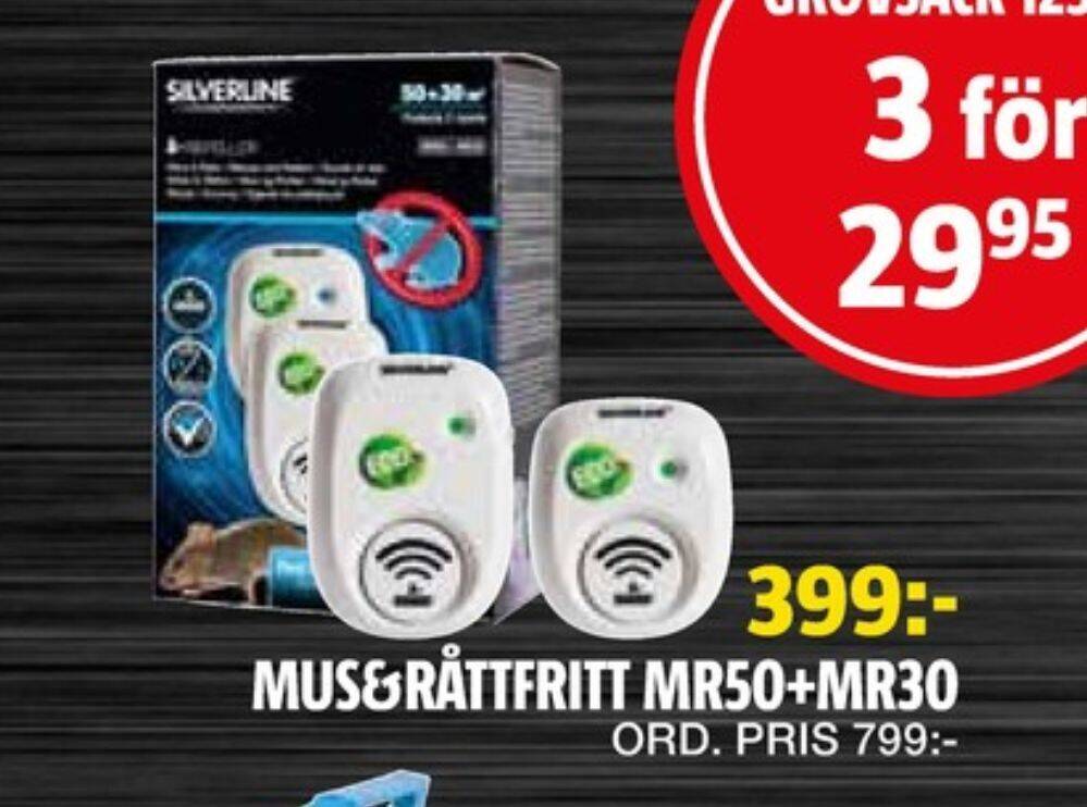 Bauhaus Silverline skadedjursavskräckare erbjuda