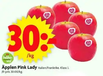 ICA Supermarket Äpplen Pink Lady erbjuda