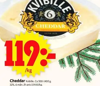 ICA Supermarket Cheddar Kvibille erbjuda